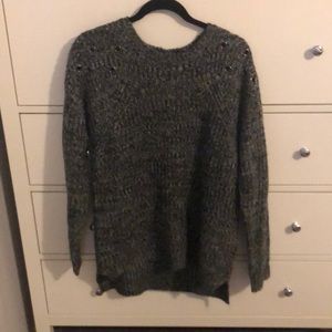 Dark gray chunky sweater